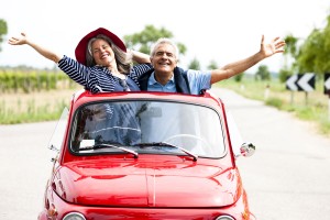 Healthy and Happy Old Couple