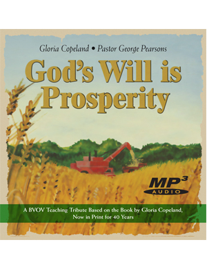God's Will is Prosperity MP3 DISC